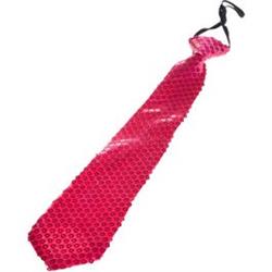 Corbata lentejuelas roja