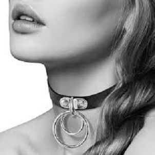 Collar corazon bdsm Bijoux poux toi negro