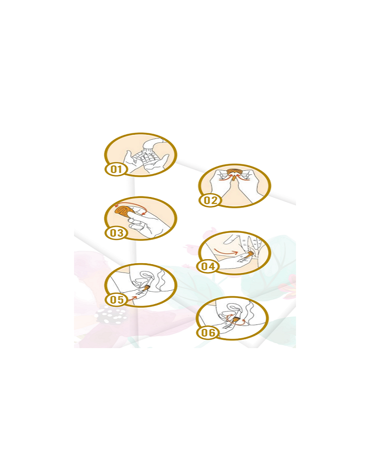 Copa menstrual instrucciones