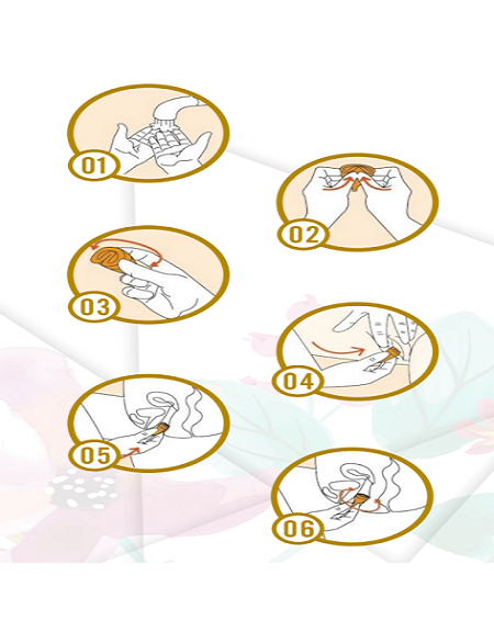 Copa menstrual instrucciones