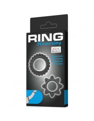 Kit 2 anillos silicona ring flowering 2