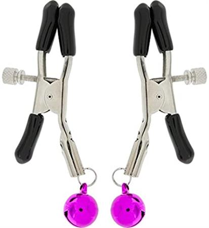 Pinzas para pezones con cascabel