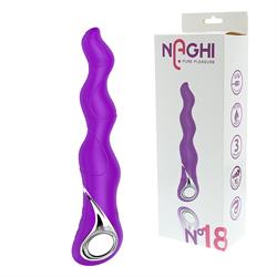 Vibrador anal y vaginal naghi recargable