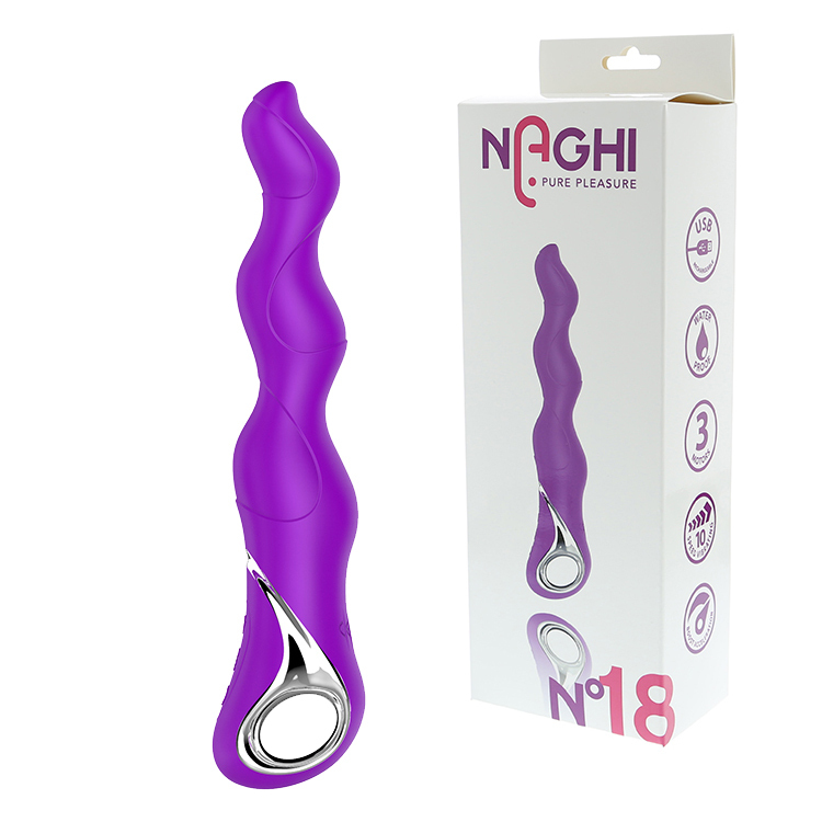 Vibrador anal y vaginal naghi recargable