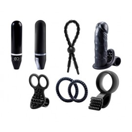 Tutti box kit set recargable 10 modos Silicona