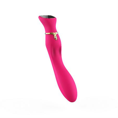 Vibrador viotec chance led perla screen rosa