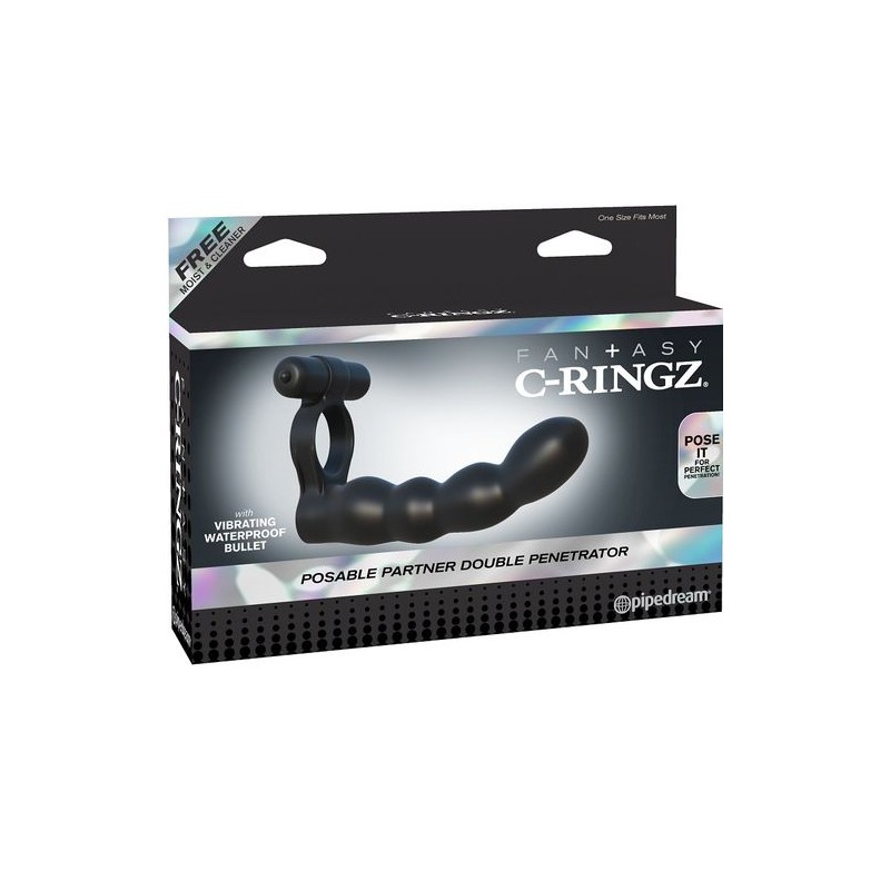 Anillo doble penetracion posable fantasy c-ringz