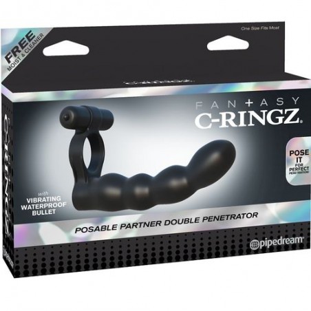 Anillo doble penetracion posable fantasy c-ringz