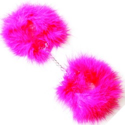 Esposas marabú fucsia 2