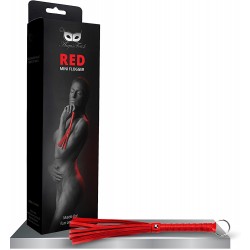 Látigo Argus fetish mini red flogger 2