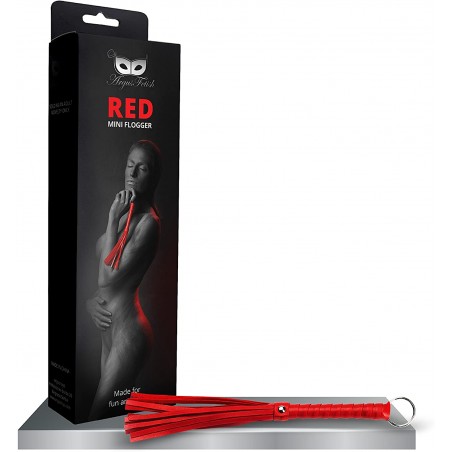 Látigo Argus fetish mini red flogger