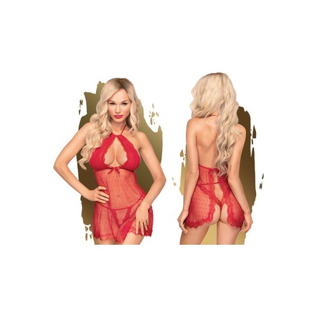 Babydoll point S-M desprit libido boost penthouse rojo