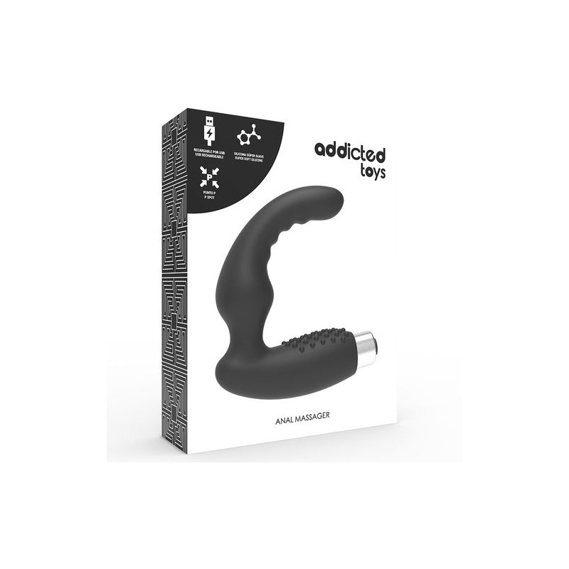 Vibrador prostático recargable