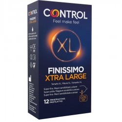 Preservativos control finissimo XL 12 uds