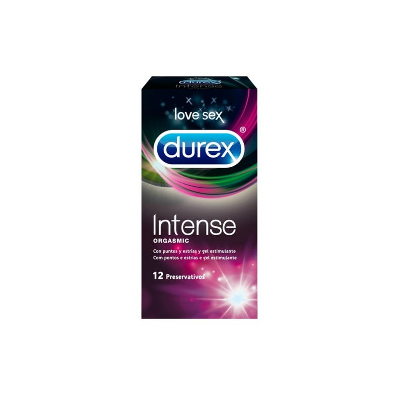 Preservativos durex intense orgasmic 12 uds
