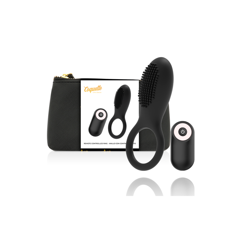 Anillo vibrador control remoto recargable coquette