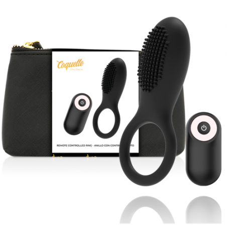 Anillo vibrador control remoto recargable coquette