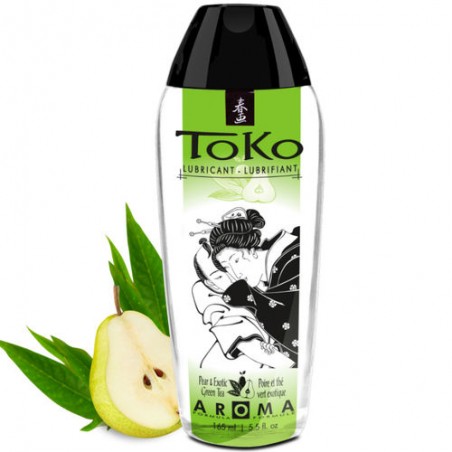 Lubricante aroma pera y té verde 165 ml toko