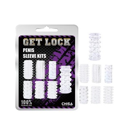 Chisa kit de fundas para el pene transparentes