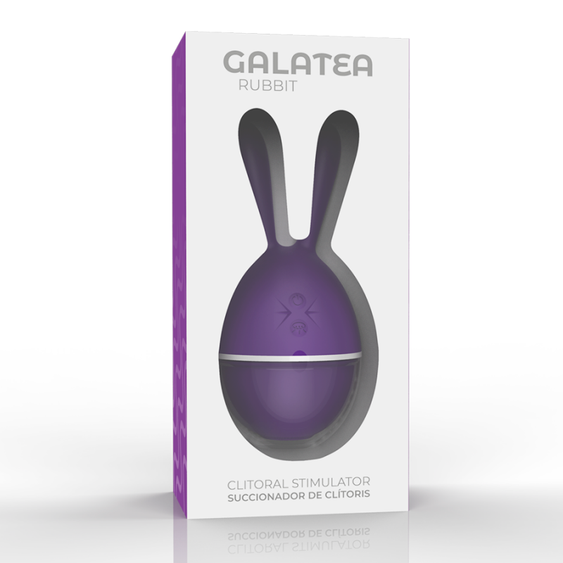 Succionador de clítoris galatea rubbit por ondas energéticas.