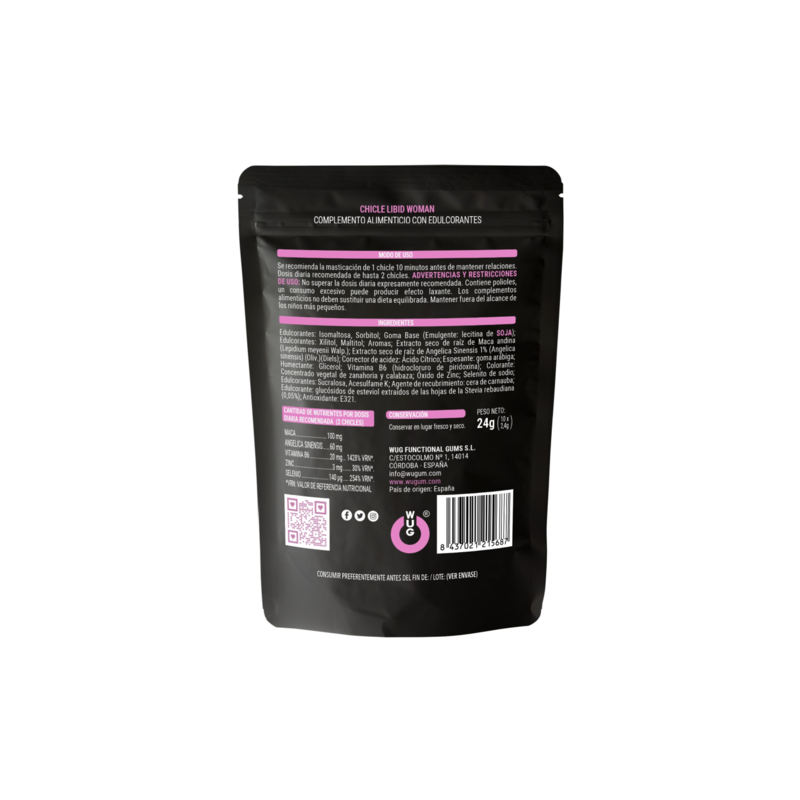 Wug libid woman chicles aumento libido mujer 10 uds