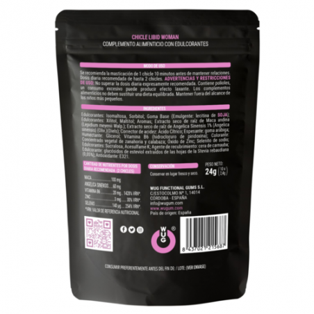 Wug libid woman chicles aumento libido mujer 10 uds