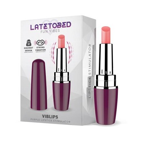 Latetobed viblips  estimulador pintalabios purpura