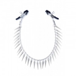 Pinzas para pezones regulables con cadena adornada 2