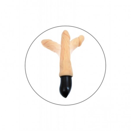 Mercury Vibrador Vertebrado TPR Recargable 12 modos 27cm
