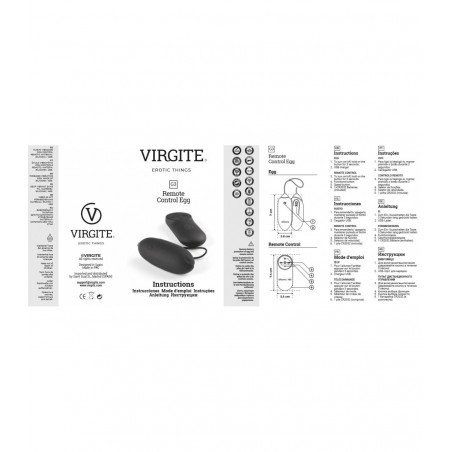 Huevo vibrador G3 virgite recargable