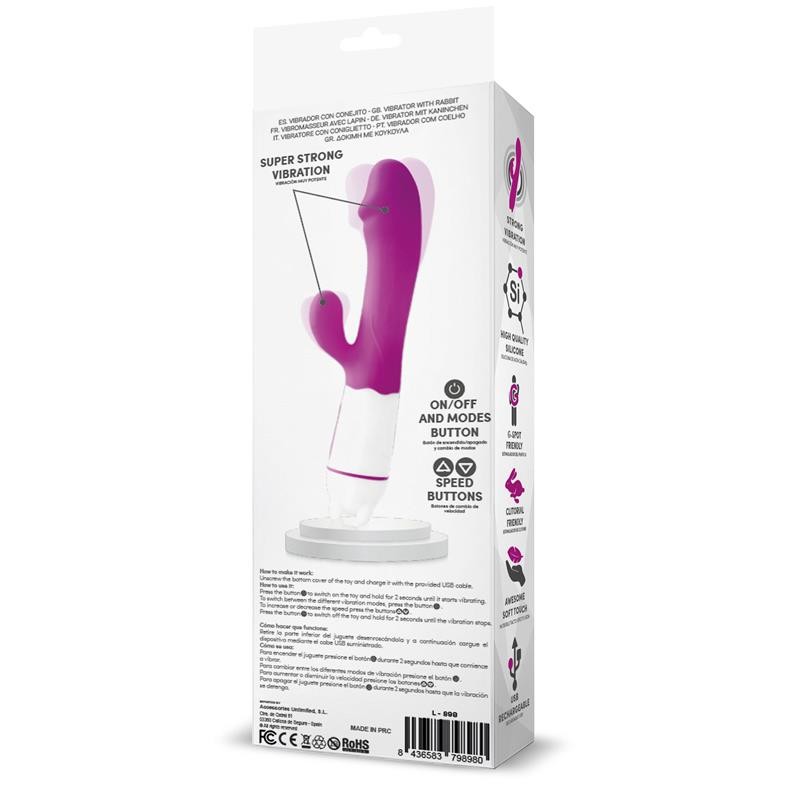 Vibrador USB 36 Funciones Silicona