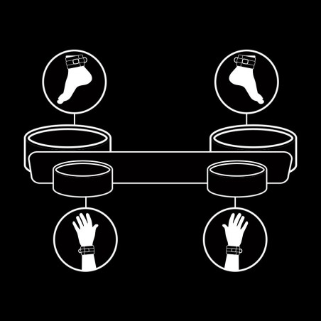 Barra separadora bondage fetish submissive