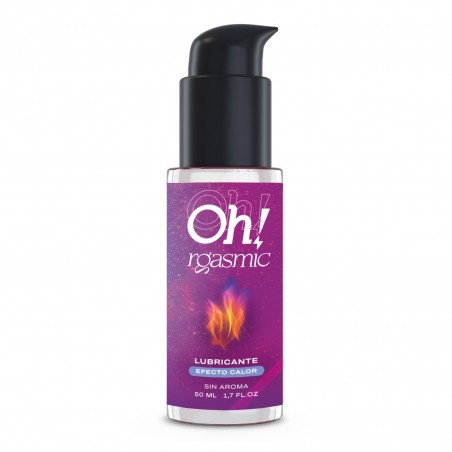 Lubricante ohrgasmic efecto calor 50 ml