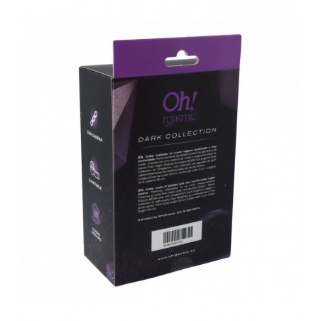 Collar con correa Ohrgasmic Dark Collection