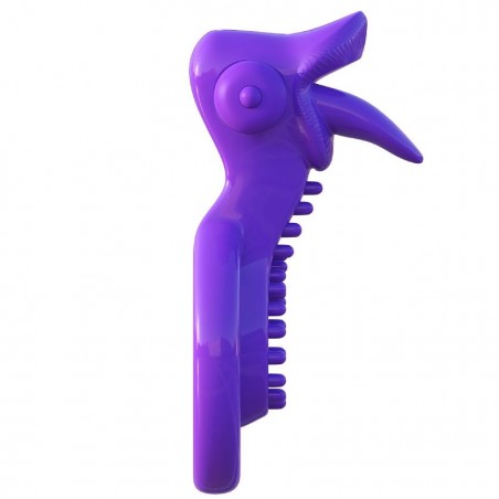 Anilla doble con lengua estimulante fantasy c- ringz