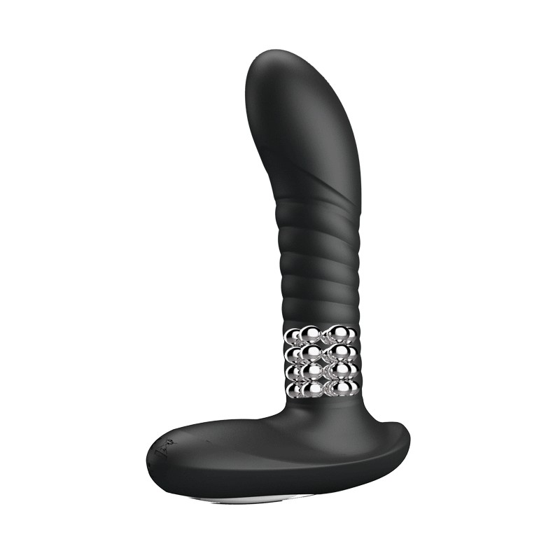 Plug anal recargable  con rotacion y vibracion
