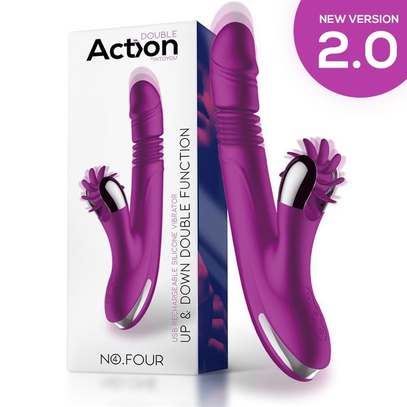 Vibrador up and down y rueda estimuladora action