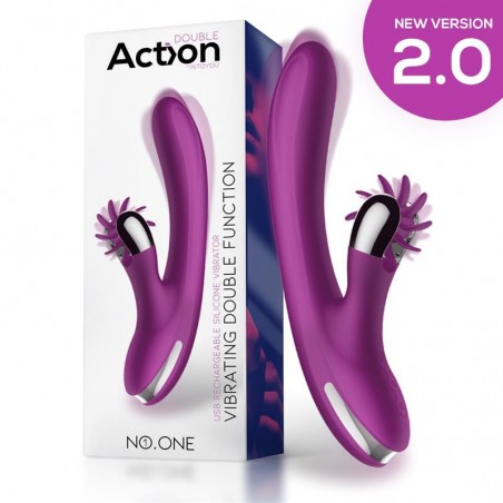 Vibrador con rueda estimuladora action no one