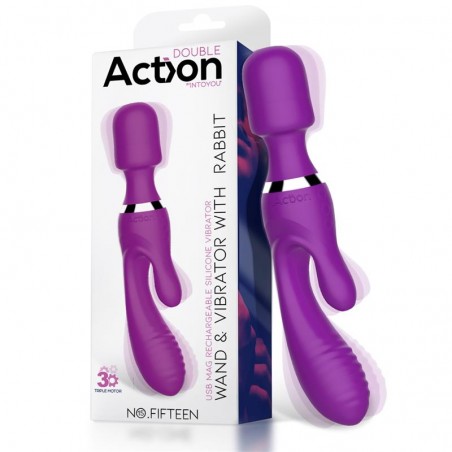 Vibrador y masajeador 3 motores independientes action no fifteen