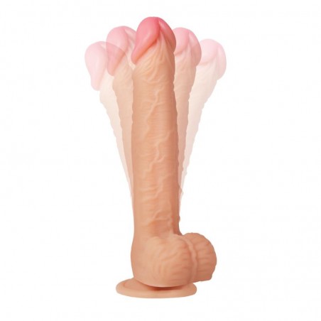 Dildo realistico vibrador y rotador  control remoto magnus
