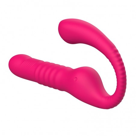 Vibrador doble con pulsacion y thrusting flexible twenty three180º