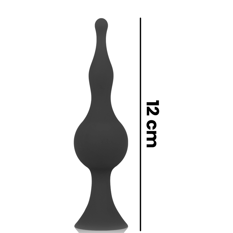 Set plug anales silicona 3 tamaños negro
