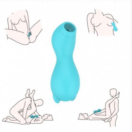 Succionador de clitoris ohmama  rex silicona recargable usb