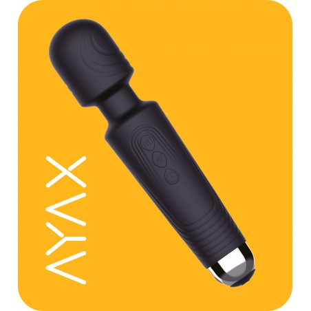 Masajeador y estimulador de clitoris wand recargable