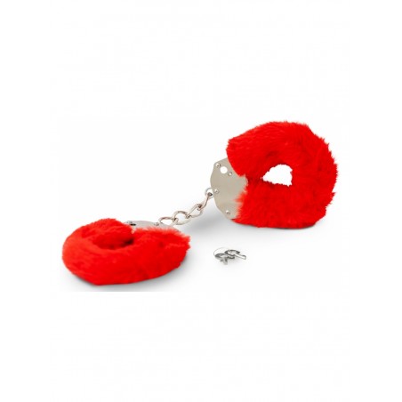 Esposas de metal argus fetish furry cuffs red