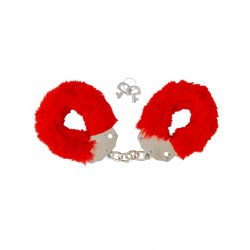 Esposas de metal argus fetish furry cuffs red 2