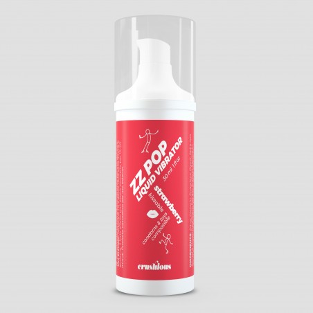 Lubricante vibrador liquido zz pop aroma fresa 30 ml