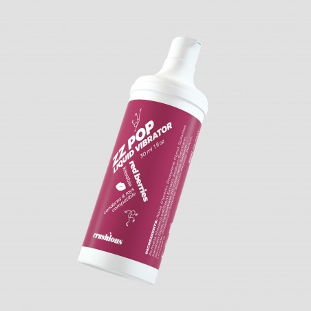Lubricante vibrador liquido zz pop aroma frutos rojos 30 ml