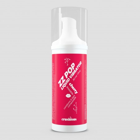 Lubricante vibrador liquido zz pop aroma cereza 30 ml