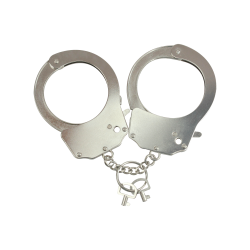 Esposas metal manos con llaves